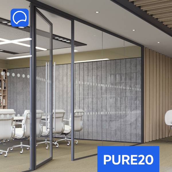 PURE20 XL Single Glazed Partition System