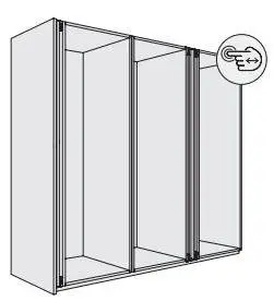 Hawa Concepta III 25/35 Push and Pull - Door Furniture