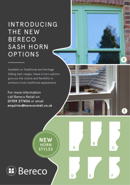 Bereco Sliding Sash Horn Options