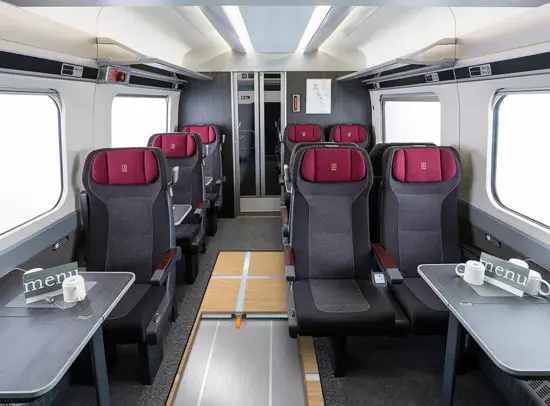 Floating floors for rolling stock in Hitachi high speed trains
