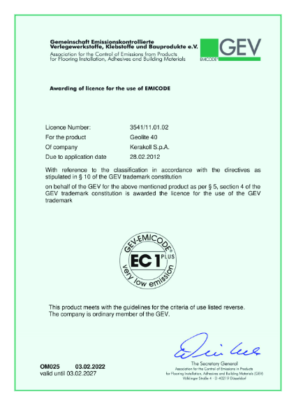 Geolite 40 - EC1 Plus