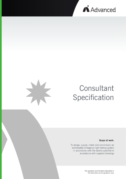 Consultant Specification - Emergency Lighting BS5266