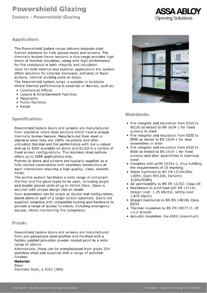 Isolare - Powershield Glazing