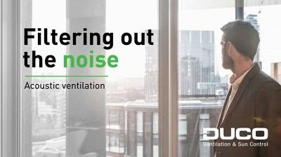 Filtering Out the Noise: Acoustic Ventilation