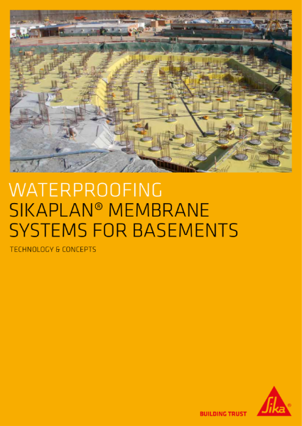 Waterproofing - Sikaplan Membrane Systems for Basements