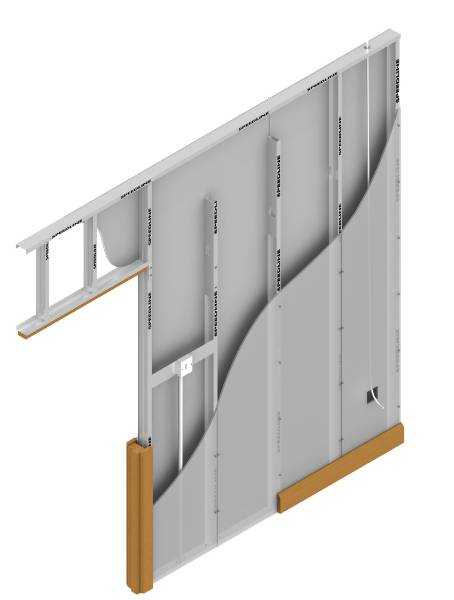 SPEEDLINE Single Frame Partition Systems Utilising Knauf Performance Plus