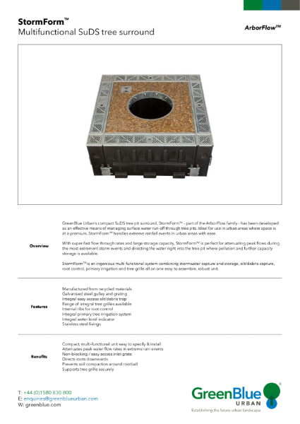 GBU StormForm Datasheet