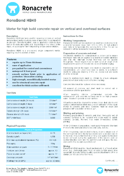 RonaBond HB40