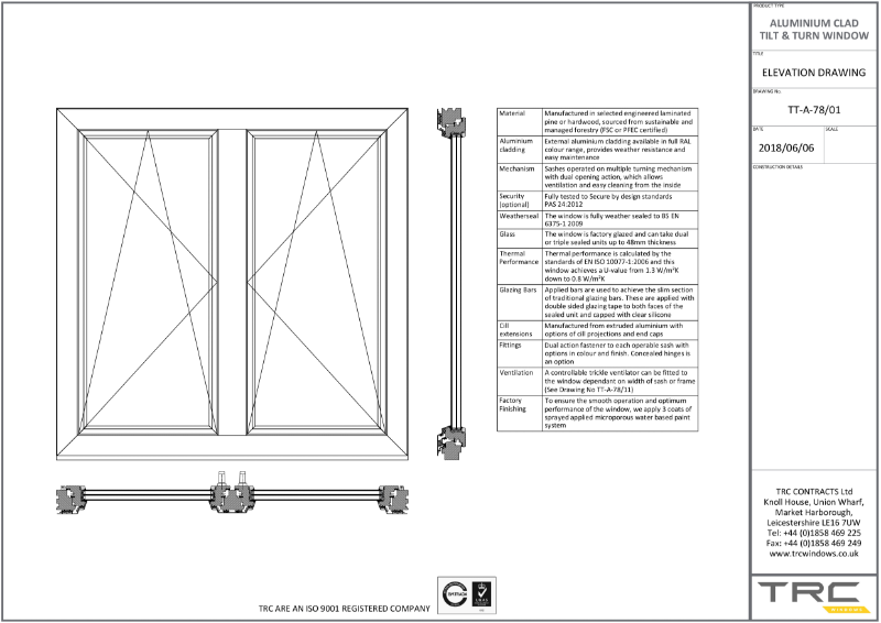 Alu Clad Tilt & Turn Windows