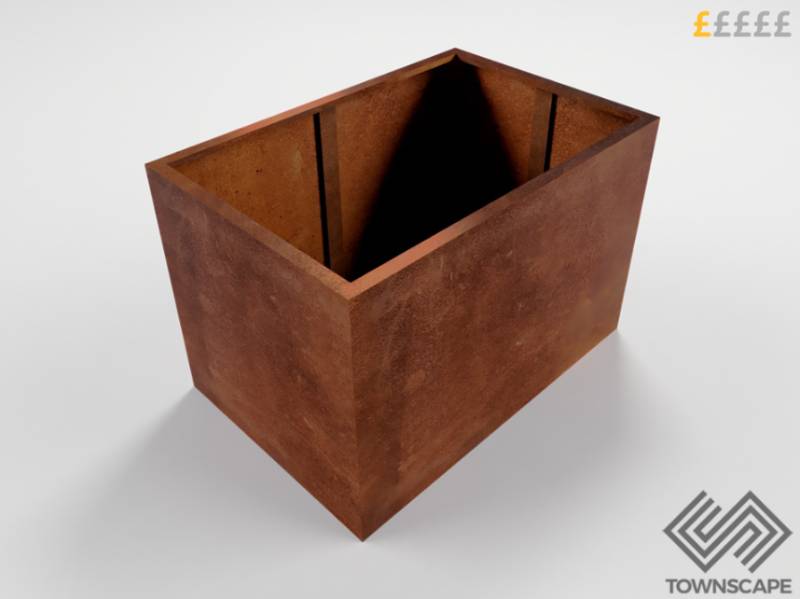 Townscape Corten Planter Standard