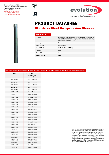 SSCS DATASHEET REV E