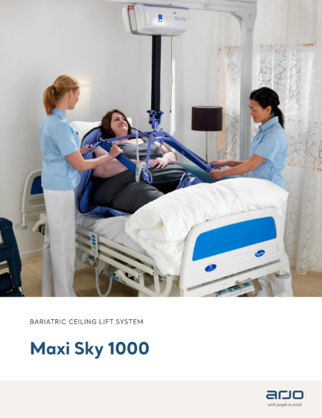 Maxi Sky 1000 bariatric ceiling track system