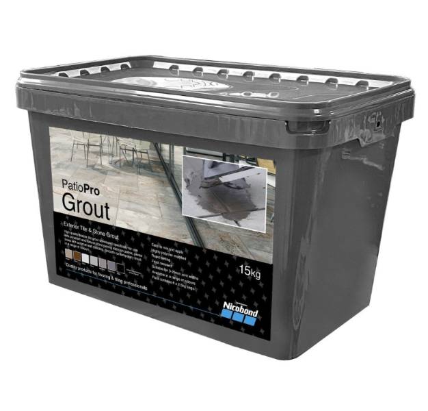 Nicobond PatioPro Grout - Exterior Tile and Stone Grout