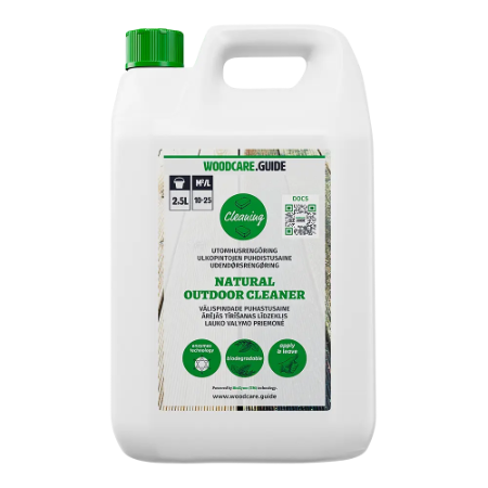 Puupintojen puhdistus ja hoito - WOODCARE.GUIDE Natural Outdoor Cleaner