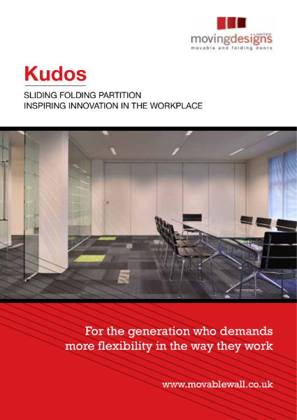 Kudos Sliding Folding Partition Brochure