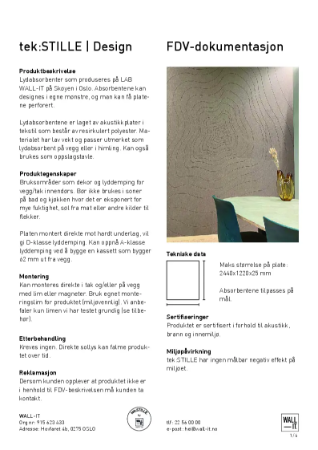 FDV TekStille Design