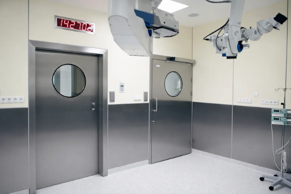 Sanidor Inox - Insulated Monobloc Hinged Hygiene Doors  - Stainless Steel