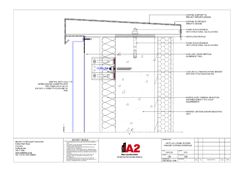 Unity A2 IL-08 Technical Drawing