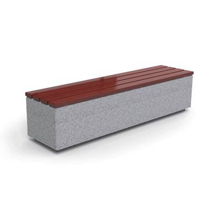 Benito Kube Madera Concrete Bench