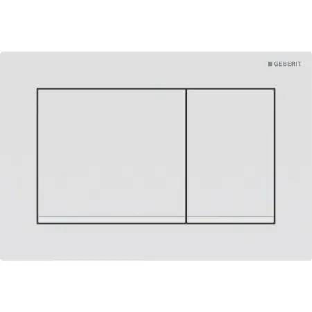 Geberit Omega20 Flush Plate For Dual Flush, Square
