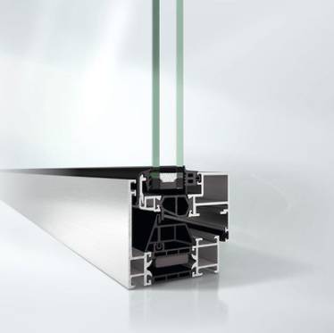 Highly thermally insulated concealed vent window system - AWS 70 BS.HI