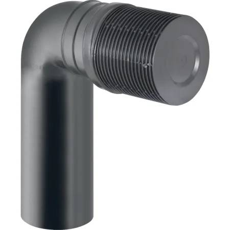 Geberit HDPE Connection Bend 90° With Leakage Indicator Connection For Wall-Hung WC