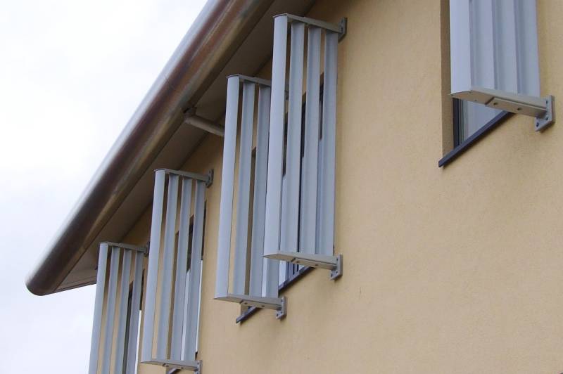 Aluminium Brise Soleil - Solar Shading: Shadex 100 Vertical  - Brise Soleil