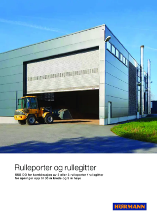Rulleporter og rullegitter - Produktbrosjyre