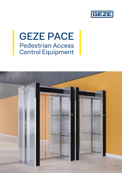 GEZE PACE - Pedestrian Access Control Equipment