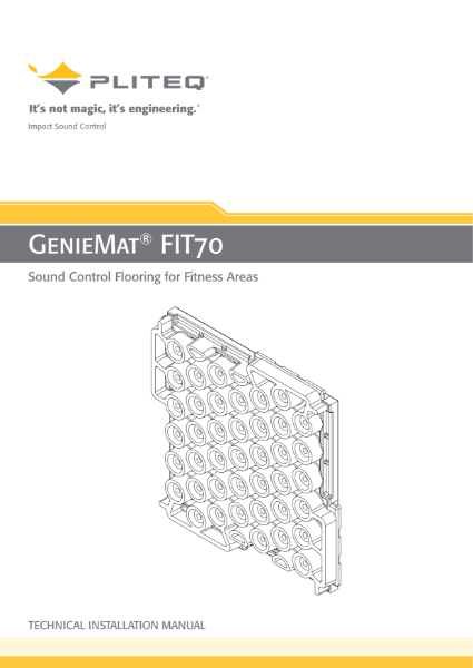 GenieMat FIT70 Installation Guide