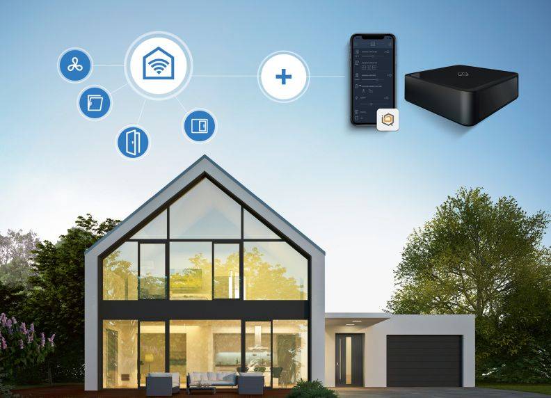 SIEGENIA products integrated into mediola smart home systems