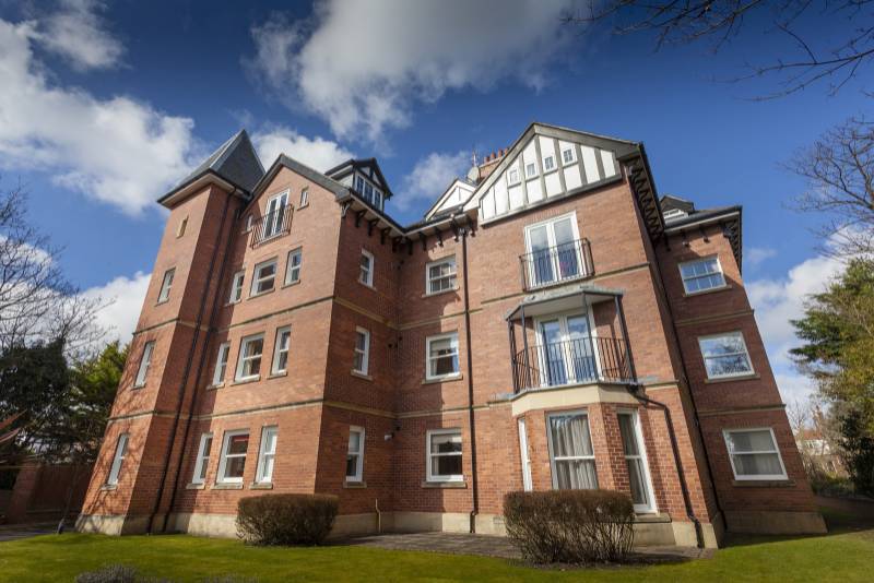 Westcliffe Court, Southport vertical sliders apartment building