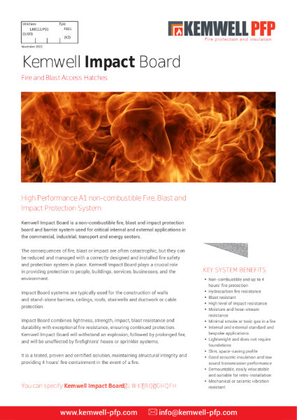 Kemwell PFP Impact Board Access Hatches - Nov 2022