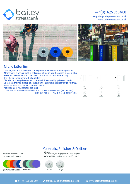 Miane Litter Bin
