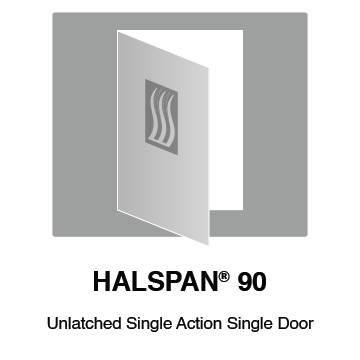HALSPAN® 90 Fire Rated Interior Grade Door Blanks - Unlatched Single Acting Single Doors