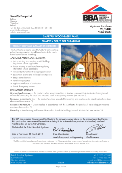 AG983488_3 - SMARTPLY OSB/3 FOR SHEATHING