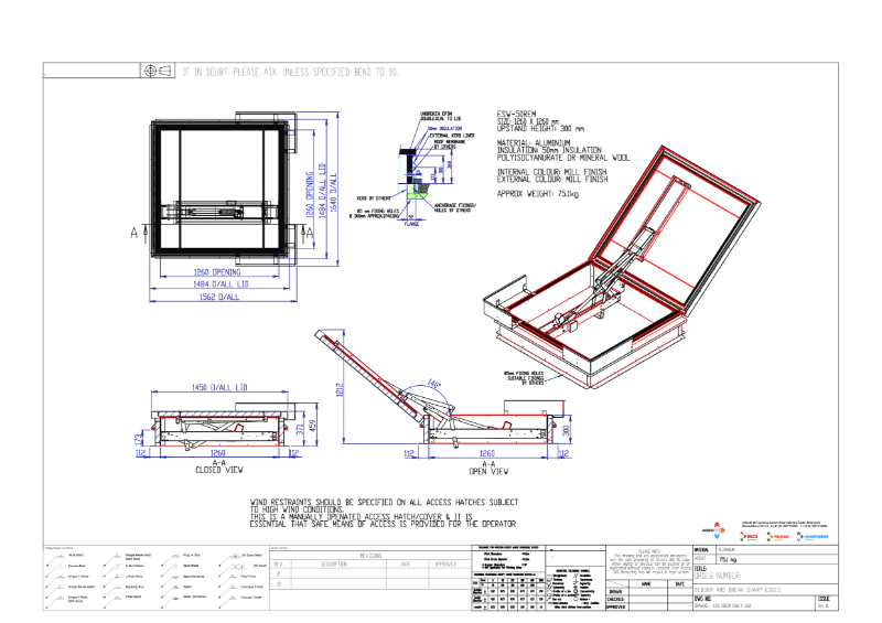 SUBMITTAL DRAWINGS ESW-50REM