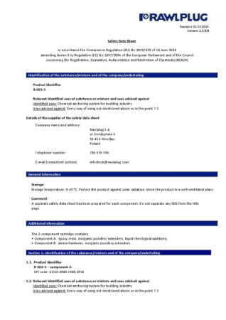 R-KEX-II : Safety Data Sheet (SDS)