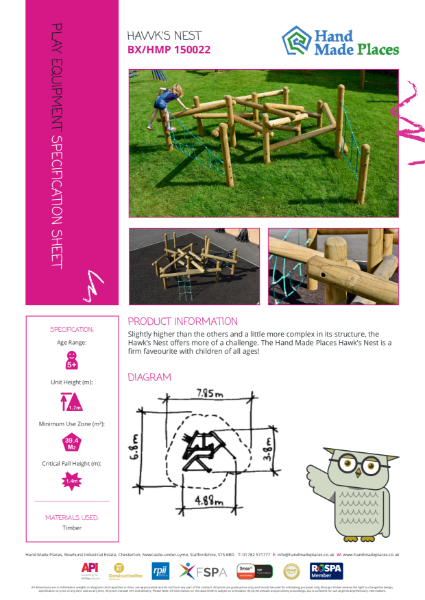 Hawk's Nest Specification Sheet