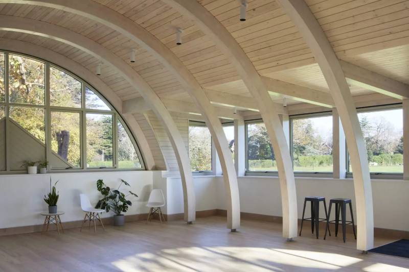 Heritage Cricket pavilion Restored with Alu-clad Glazing