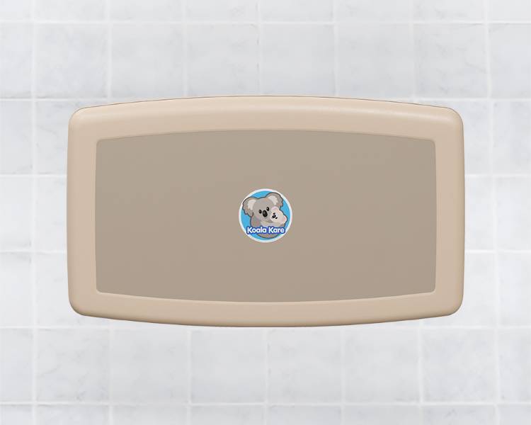 Horizontal Surface-Mounted Baby Changing Station KB300