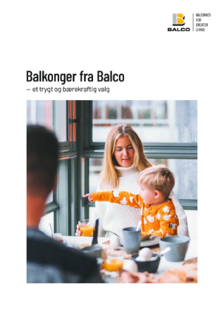 Brosjyre - Balkonger