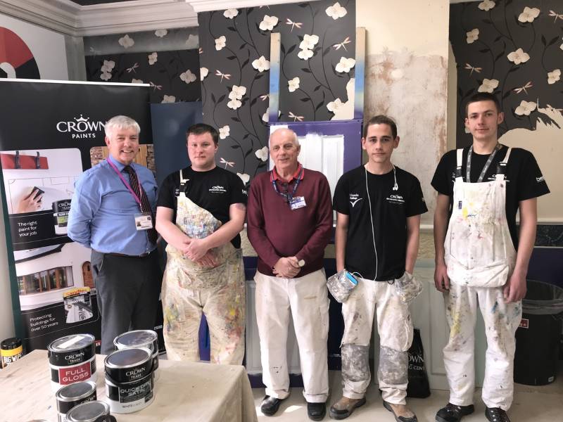 Lincoln students get confident with colour at Bell Decorating Academy thanks to Crown Paints