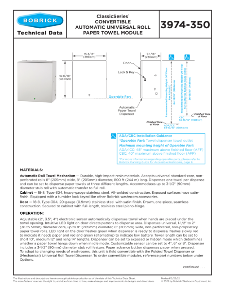 3974-350 Technical Data Sheet