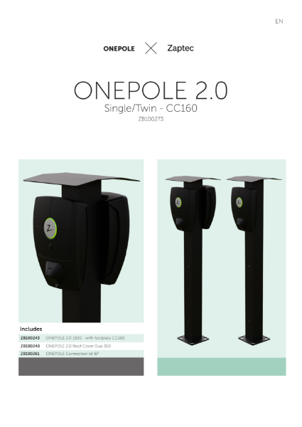 Zaptec Onepole Pro
