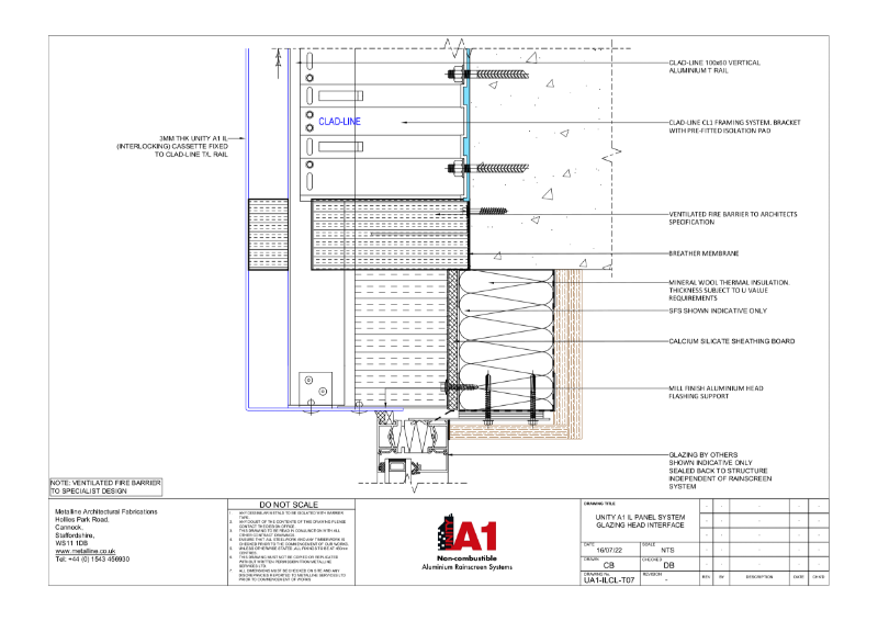Unity A1 IL-07 Technical Drawing