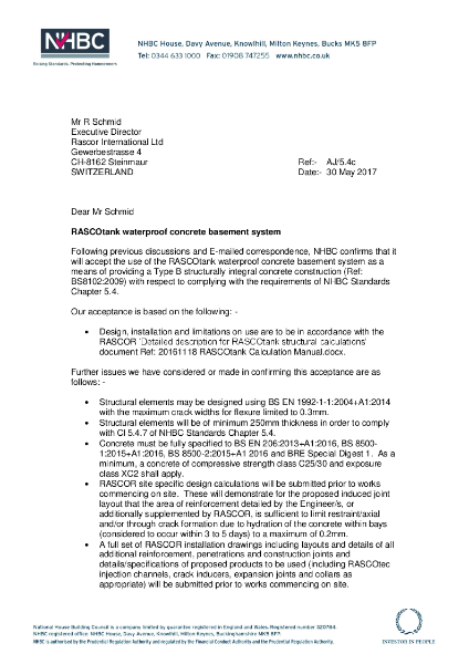 20170531 NHBC Acceptance RASCOtank