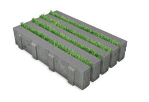 EcoSteen Stroke Paving Units - Permeable Concrete Paving