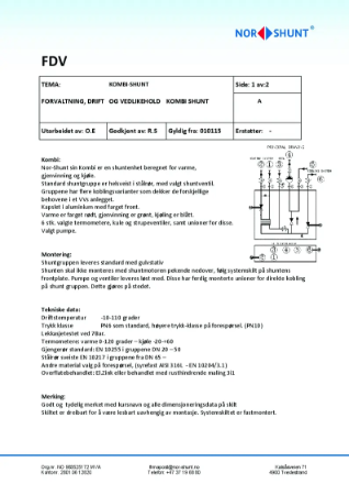 Fdv kombi shunt 2020