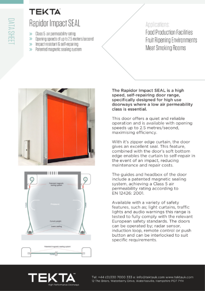 Rapidor Impact SEAL Datasheet